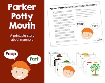 Kinderleichte Social Story: Parker lernt Manieren (druckbare PDF)