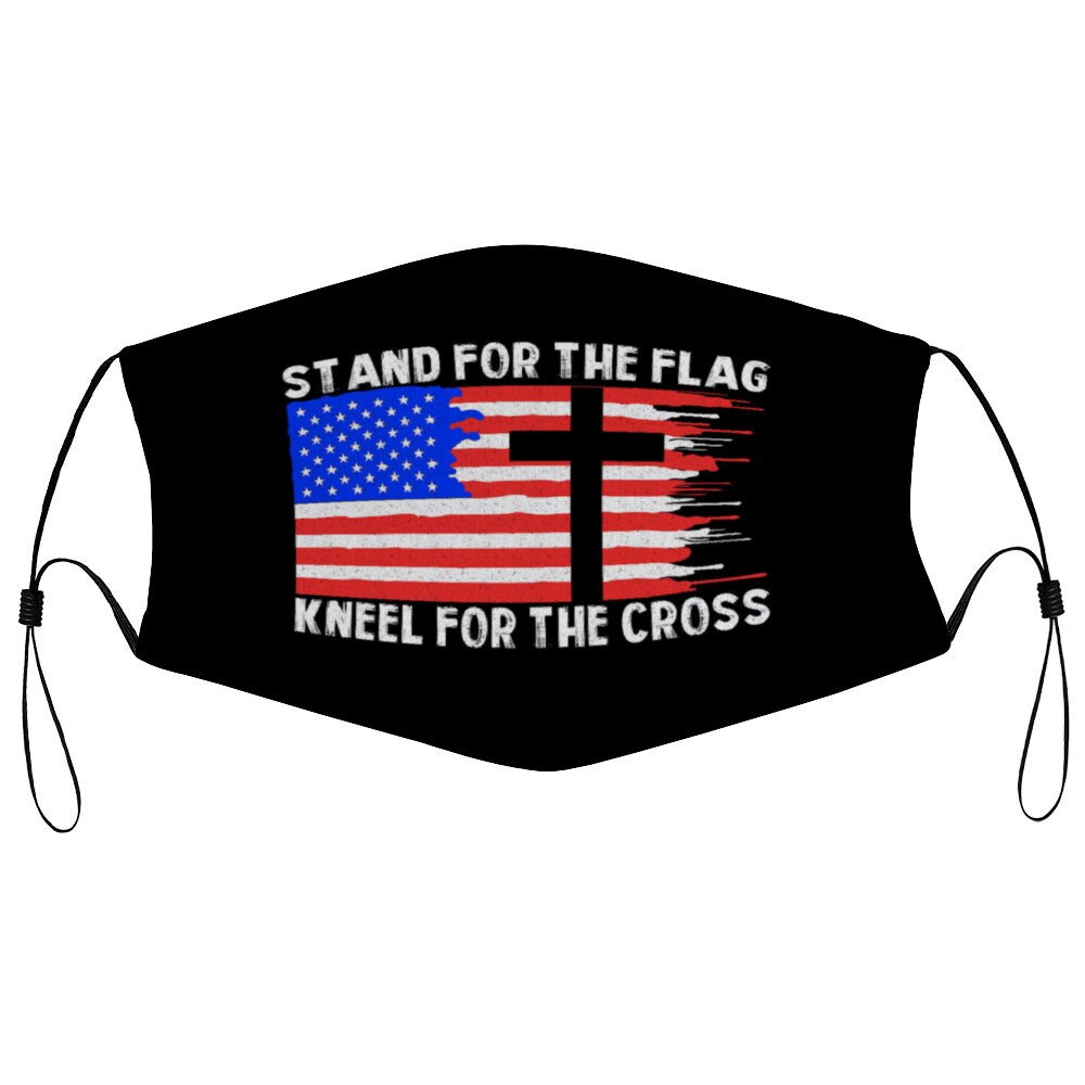 thumbnail image 2 of GRAPHICS & MORE I Stand For The Flag Kneel Cross USA Bandera De Esta 2 of 10