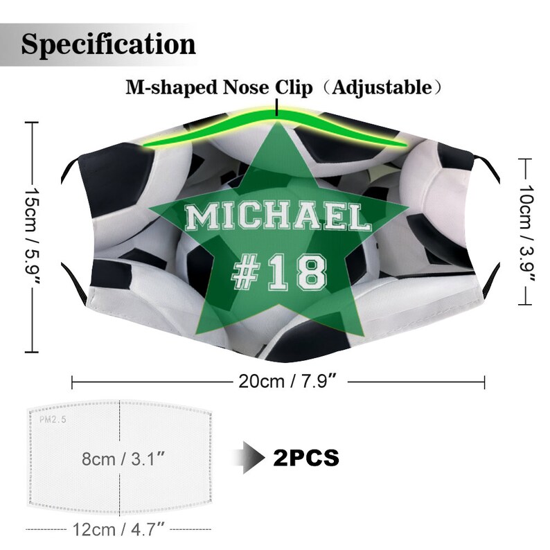 Personalized Custom Soccer Ball Name Number School Colors Etsy