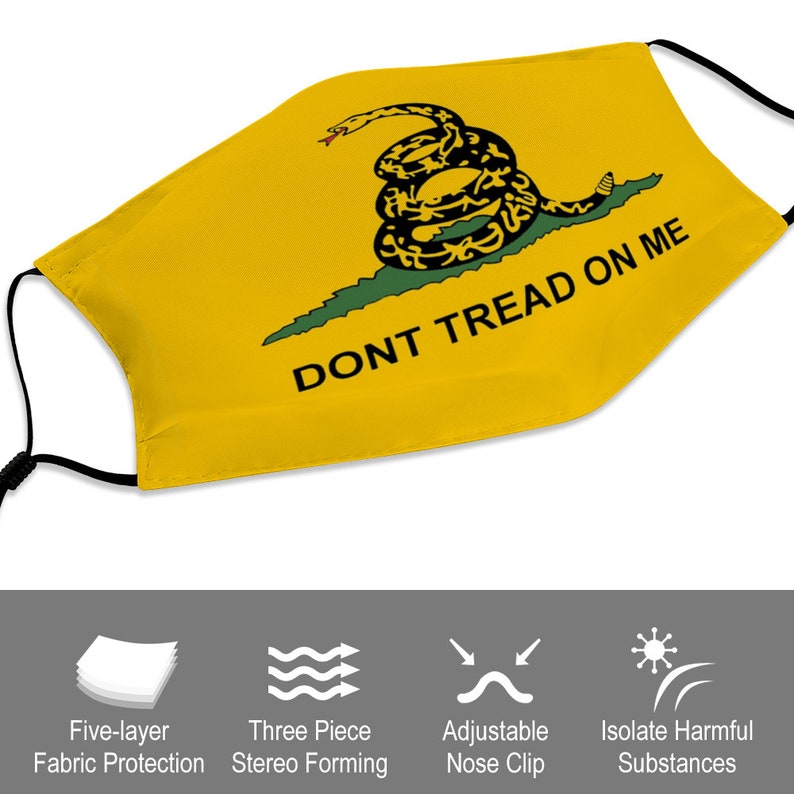 Wholesale Gadsden Flag Don't Tread On Me Black Background Yellow Snake