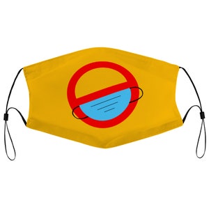 Keine Masken Gesundheit Freiheit gelb rot Anti Protest Tuch Gesichtsmaske mit 2 austauschbare Filter Staub Beweis Abdeckung Nase Draht Schiene atmungsaktiv