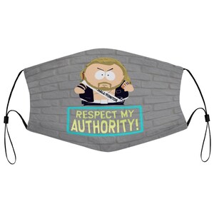 Débardeur South Park 'Respecte Mon Autorité Eric' - Produit Officiel, Léger Et Confortable