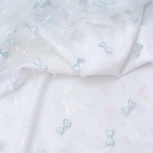 Schleife-Knoten Stickerei Tüll Spitze Stoff Weiche Spitze Netz Spitze Stoff für Party Kleid, Tutu, Prinzessin Kleid, Puppenkleid verkauft Massenware