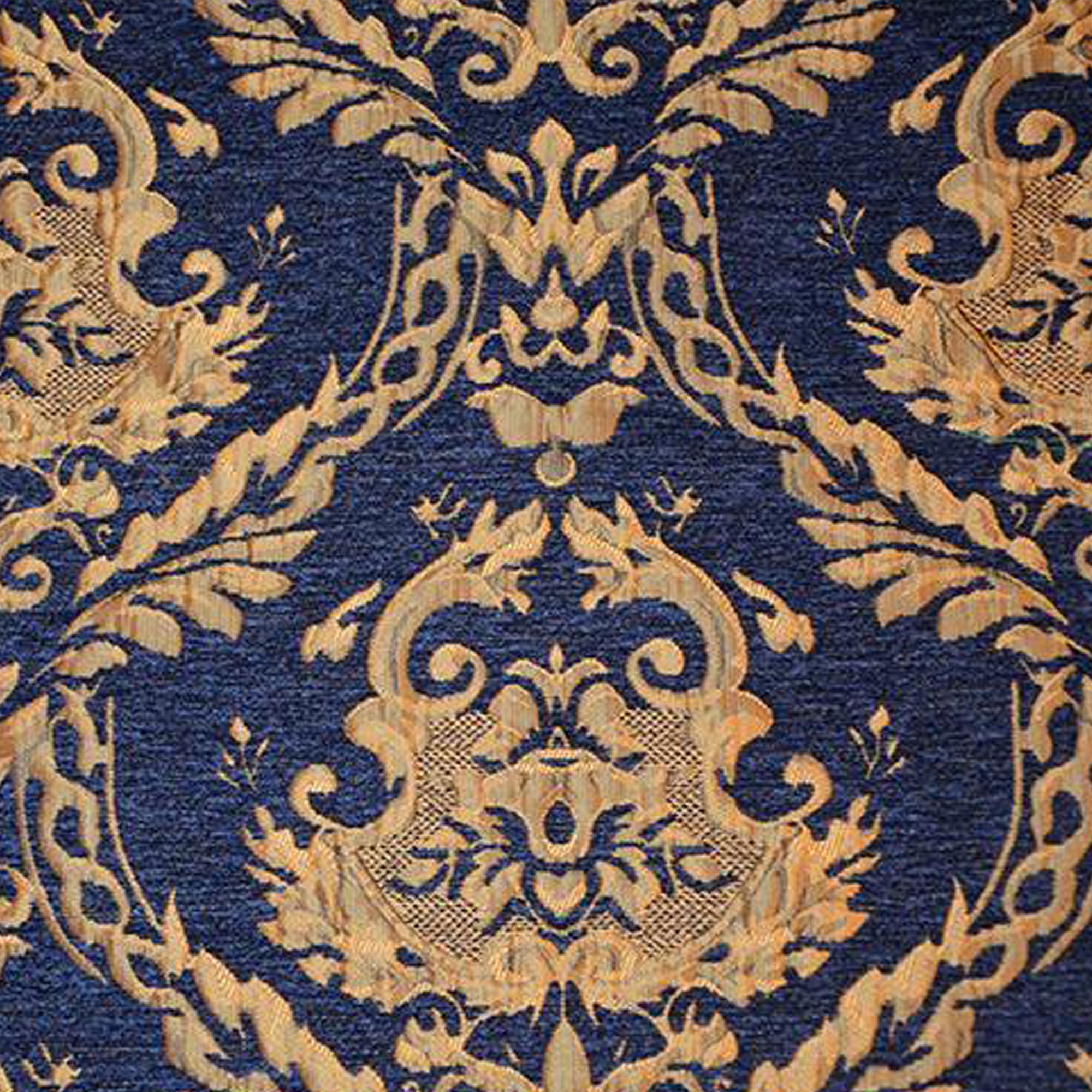 Golden Emboss Jacquard Fabric Polyeter Brocade Damask for Etsy
