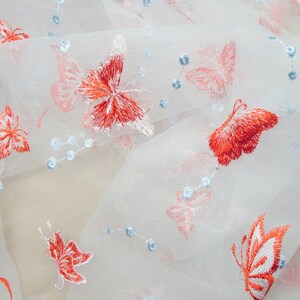 Embroidered Chiffon Overlay Butterfly Cut – Sage Mist