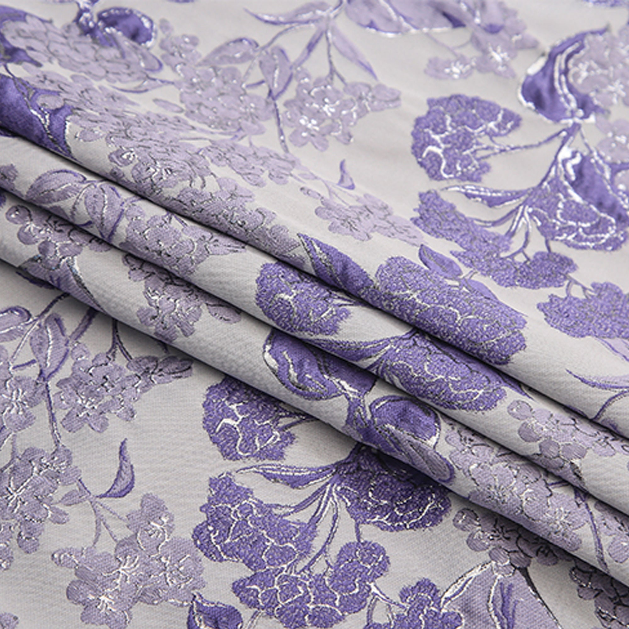 Pale Blue Floral Jacquard Fabric Luxury Brocade Fabric Etsy