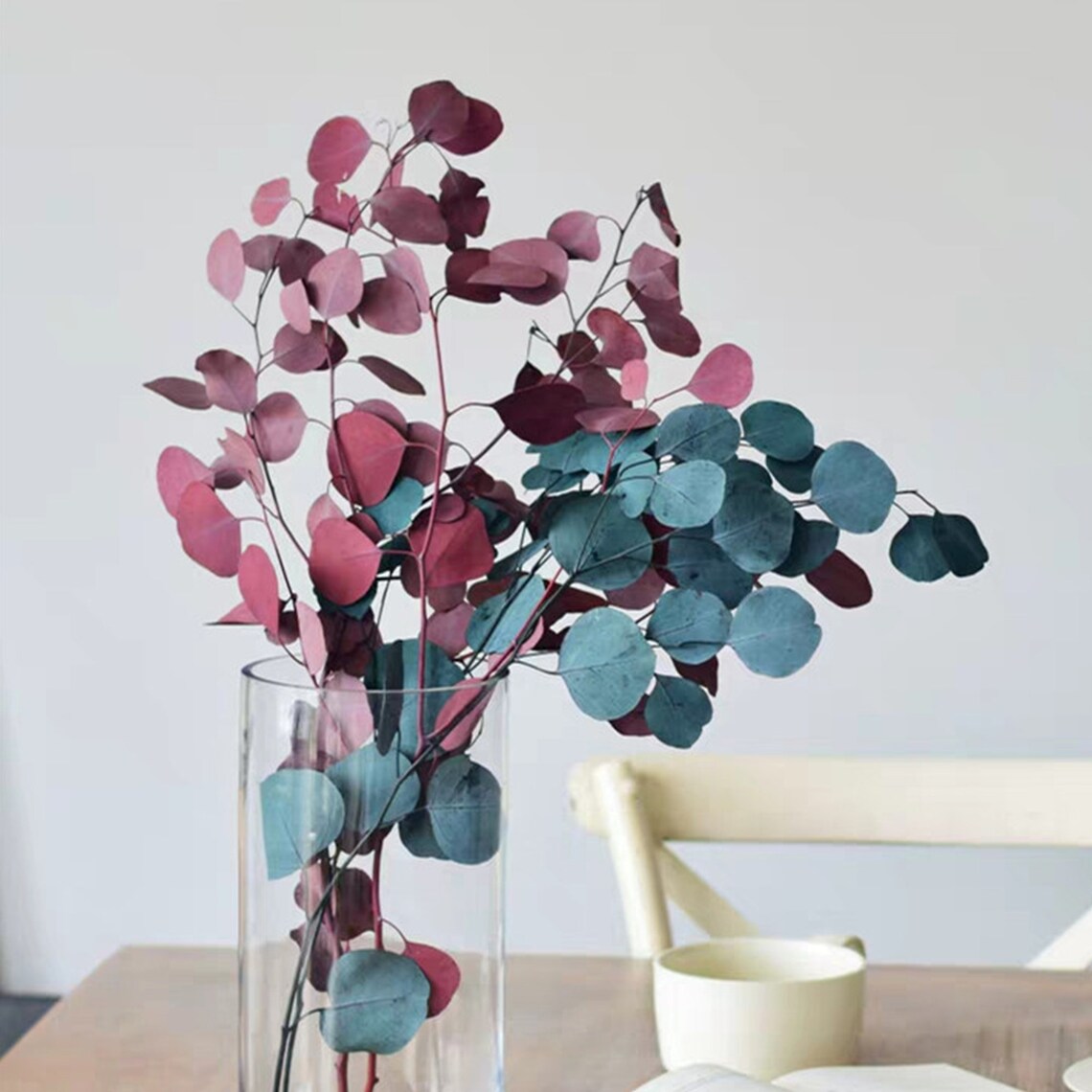 Natural Preserved Eucalyptus Leaves Bouquet Eternal Dried Etsy