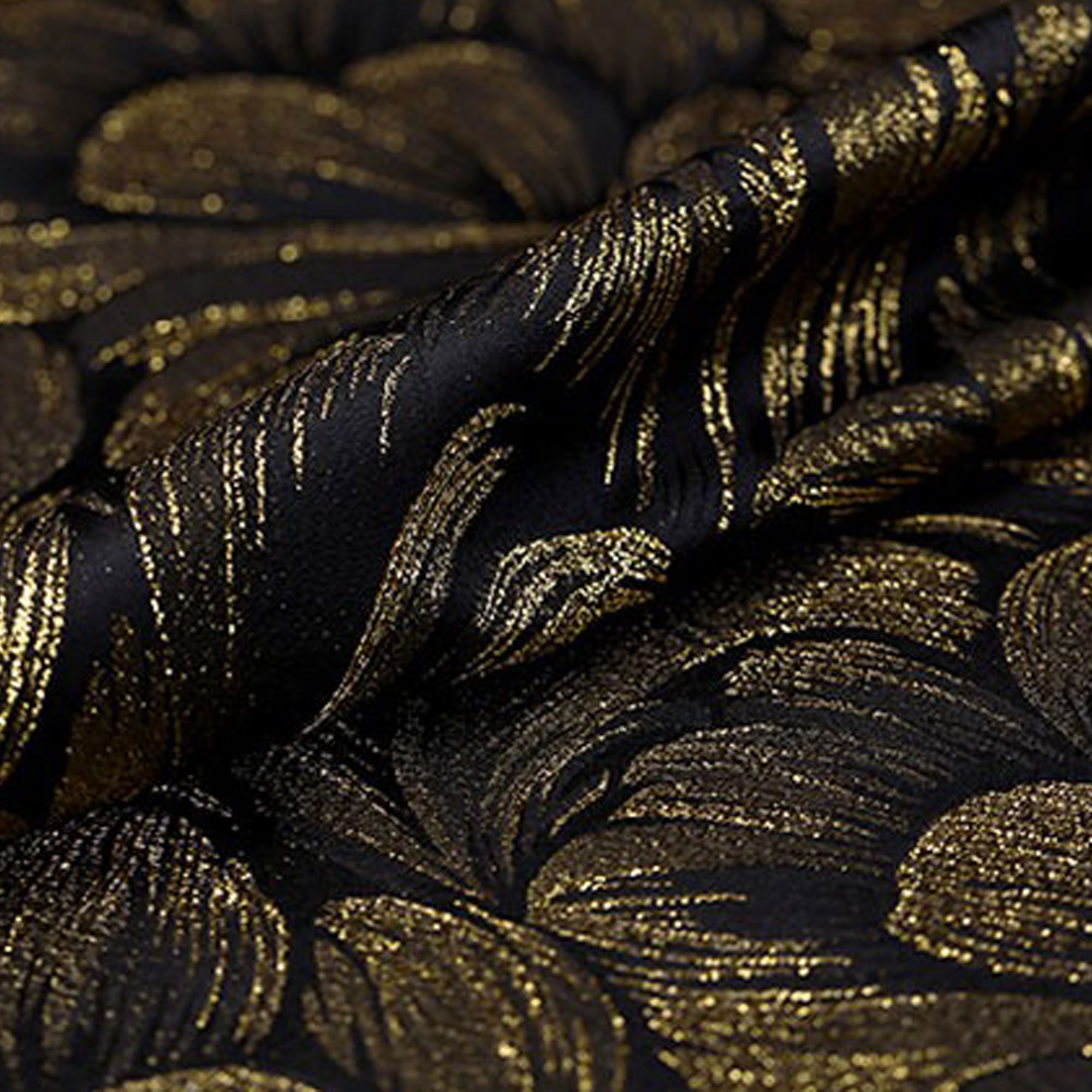 Golden Emboss Jacquard Fabric Lame Brocade Damask for Haute - Etsy