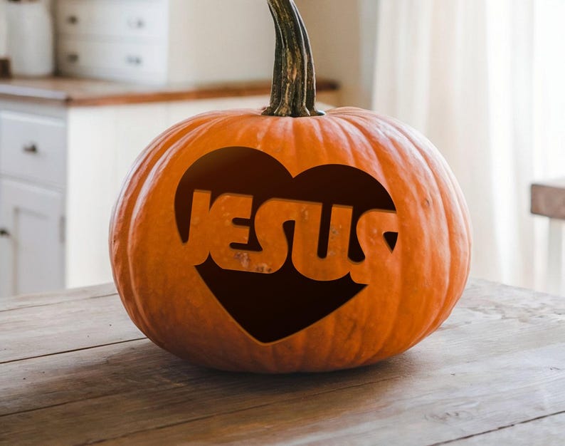 Christian Pumpkin Carving Patterns Jesus Stencils to Share Your