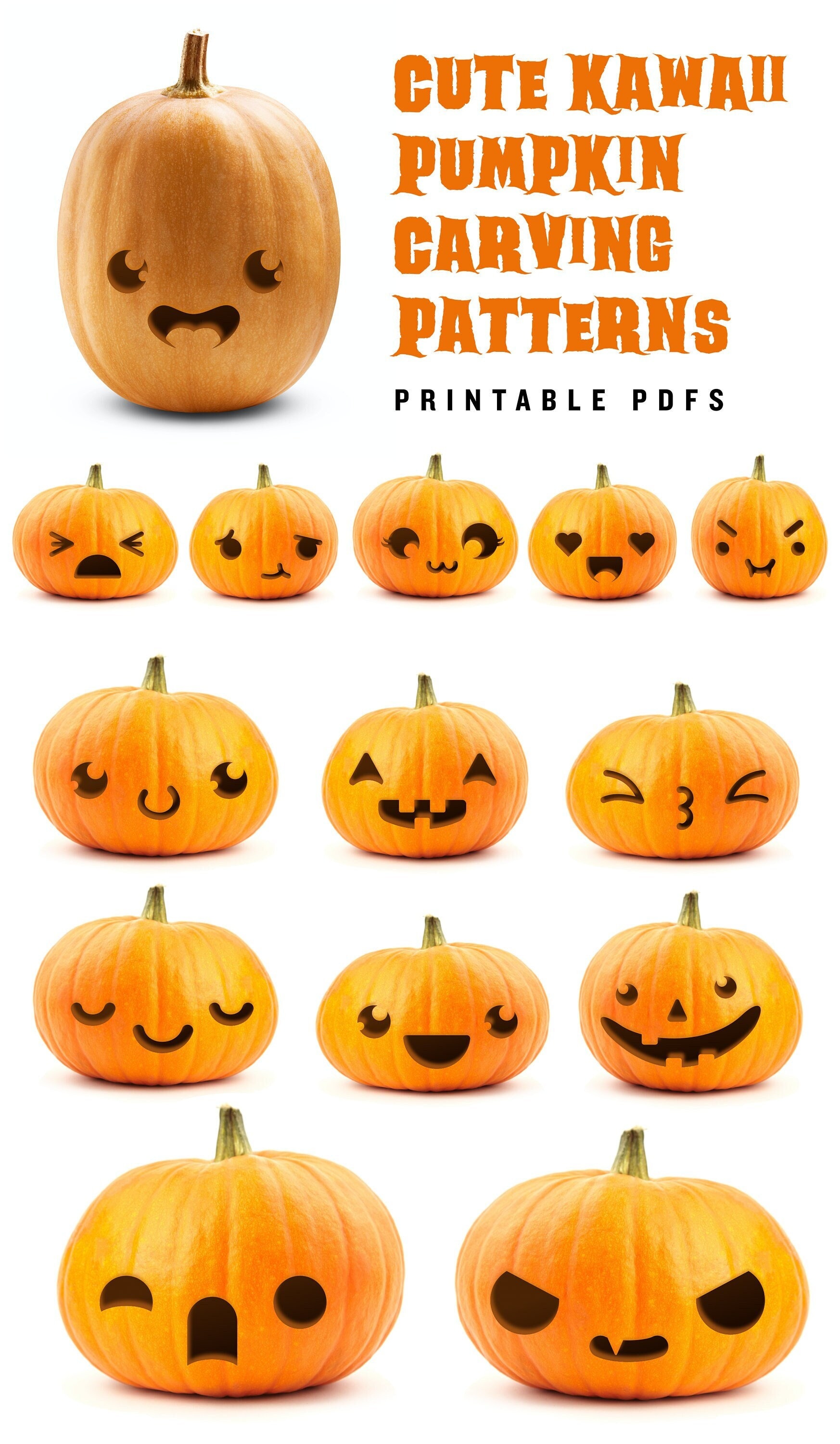 Cute Pumpkin Carving Ideas