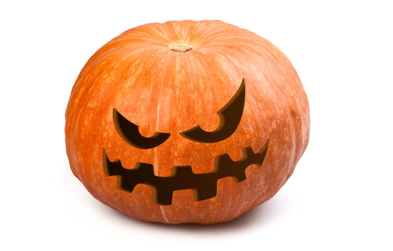 20 Printable jack-o-lantern pumpkin carving patterns for Halloween // Simple patterns that can make anyone look like a pro image 5