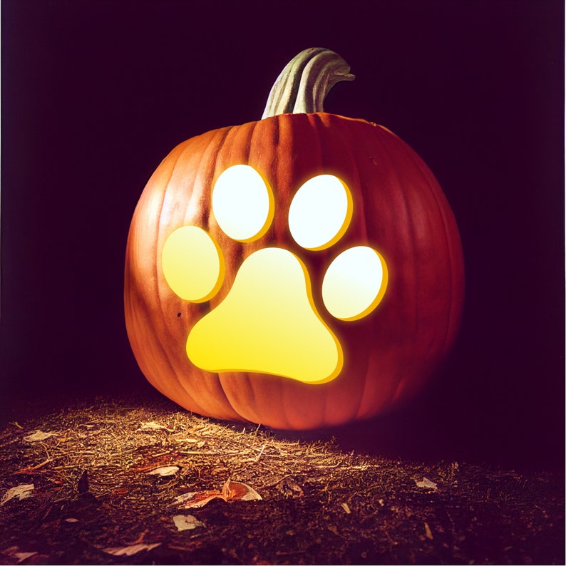 Dog Pumpkin Carving Stencil Including Doberman Pug Etsy