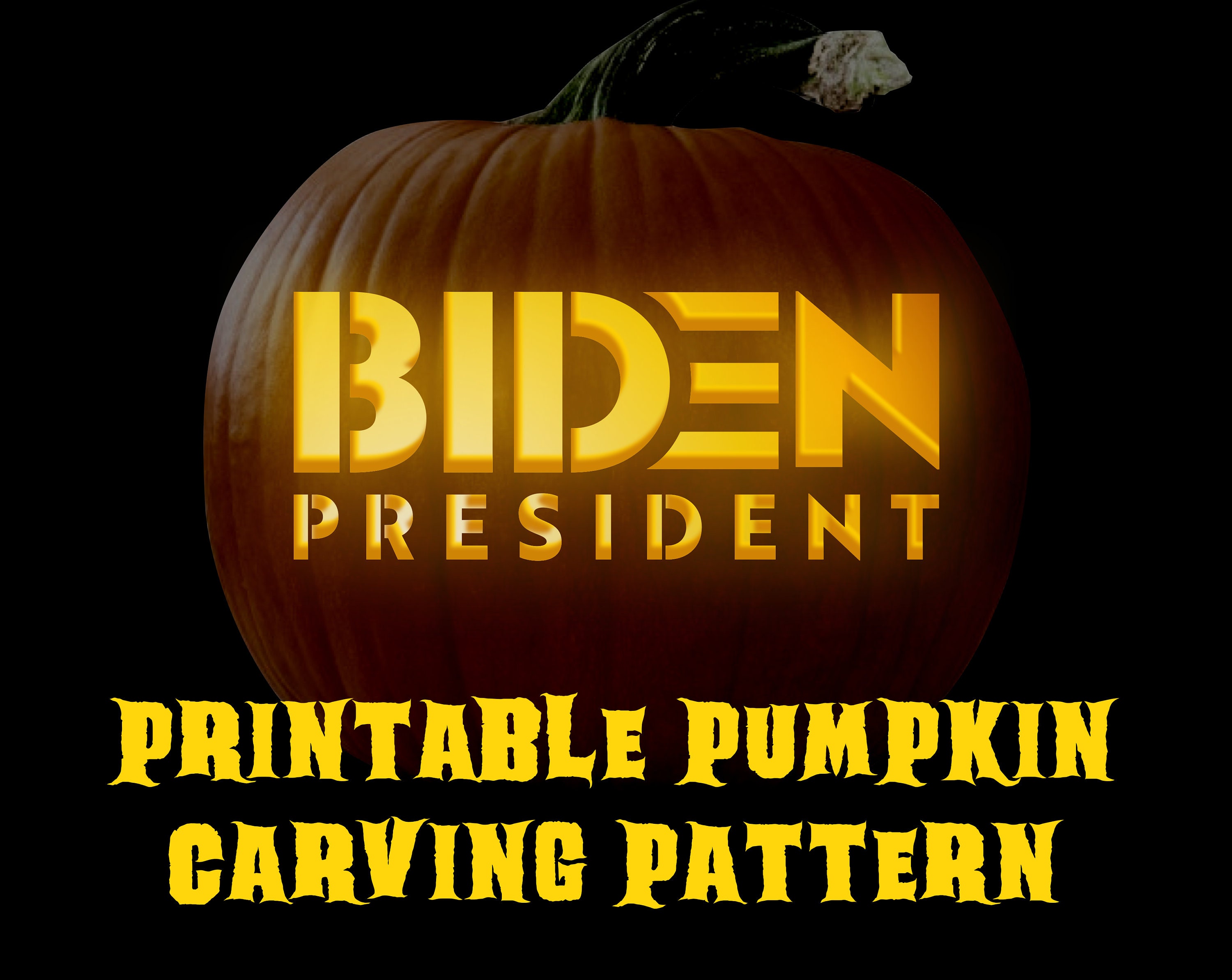 vote-joe-biden-pumpkin-carving-patterns-for-halloween-biden-etsy