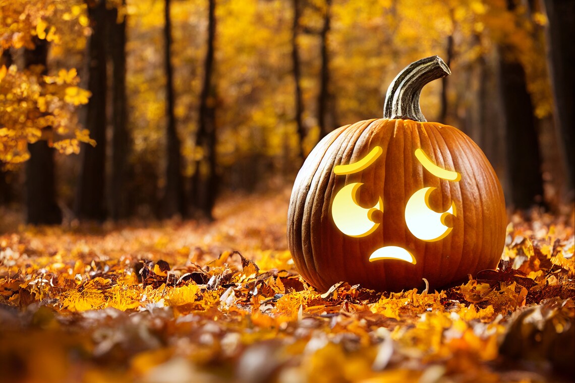 Emoji Pumpkin Carving Printable Stencil - Etsy