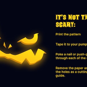 Creepy Pumpkin Carving Patterns | Scary Jack-o-lantern Printable ...