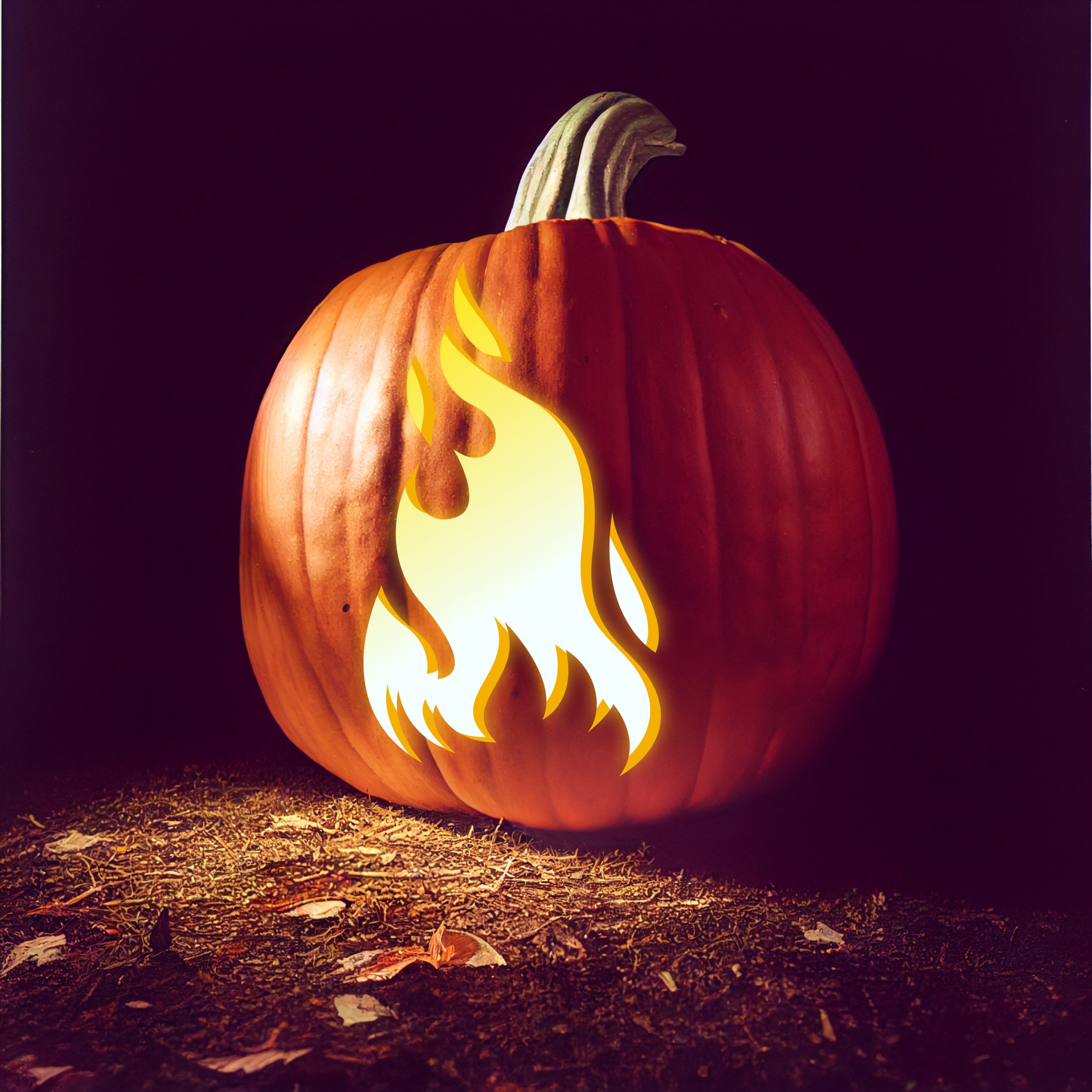 Lion King Broadway Pumpkin Stencil