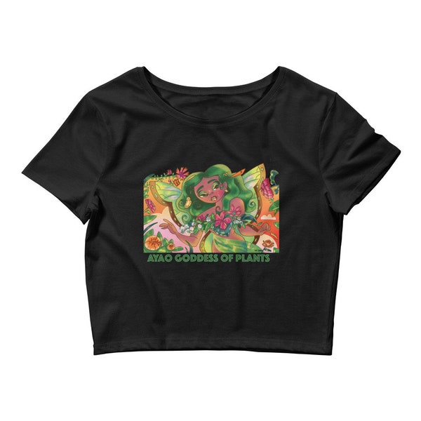 Goddess of Plants Women’s Crop Tee