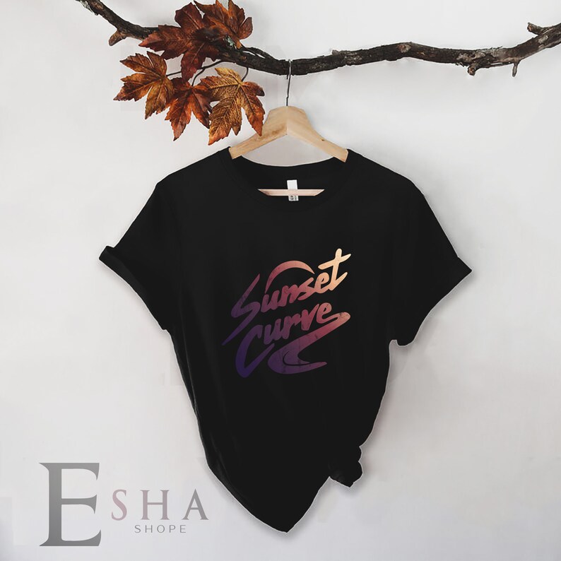 Vintage Sunset Curve Logo Camisa Julie And The Phantoms | Etsy