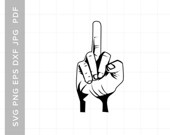 Free Free 313 Rick Middle Finger Svg SVG PNG EPS DXF File