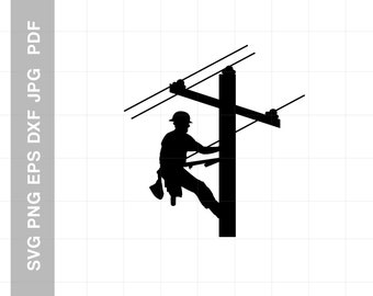 Download Lineman Cricut Etsy
