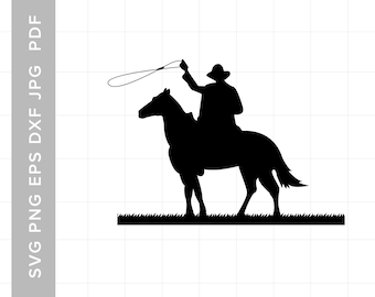 Team Roper Silhouette PNG SVG - Etsy