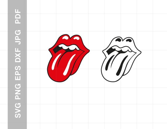 による The Rolling Stones LIPS u0026 TONGUE Tシャツ ビーン