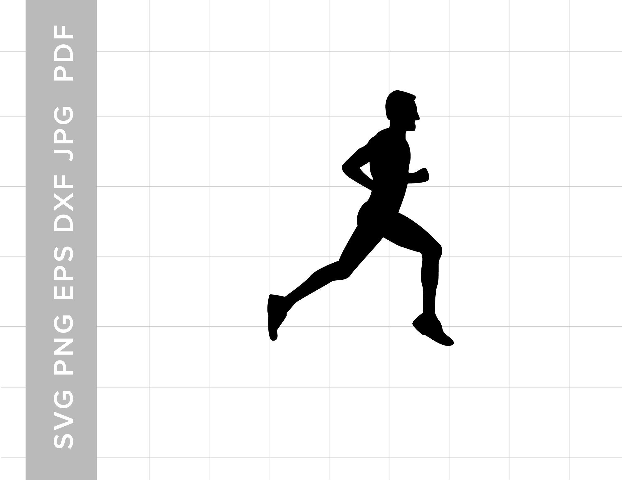 Hombres corriendo svg atleta svg atletismo svg corriendo Etsy México