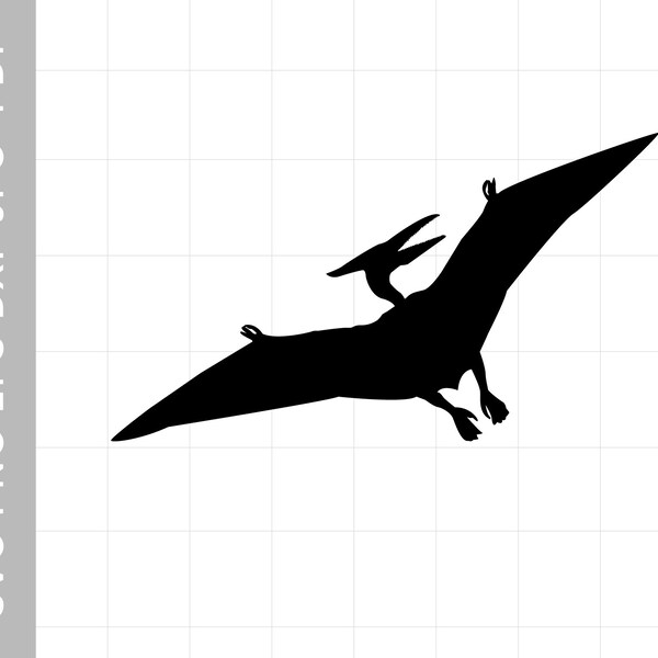 Pterodactyl SVG file for Cricut  Dinosaur SVG Digital Download for Cricut and Silhouette includes svg, dxf, eps, pdf, png file formats