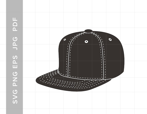 Snapback Cap SVG Baseball Cap SVG Hat Svg Snapback Cap Clipart Snapback Cap  Files for Cricut Cut Files for Silhouette Dxf Png Eps - Etsy