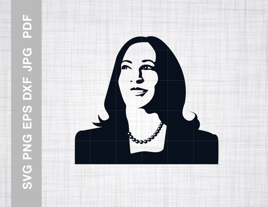 Kamala Harris Svg Kamala Harris Vector Kamala Harris Silhouette ...