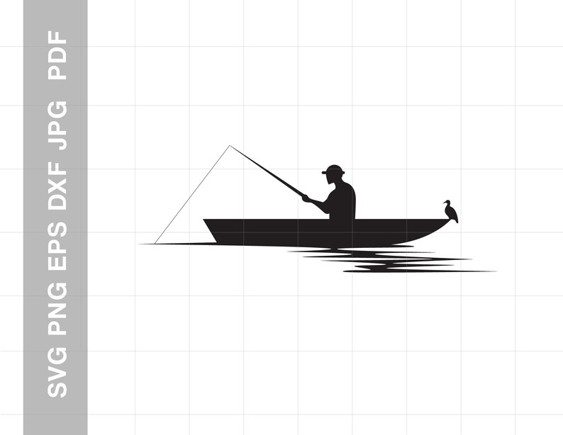 Free Free Man Fishing In Boat Svg 754 SVG PNG EPS DXF File