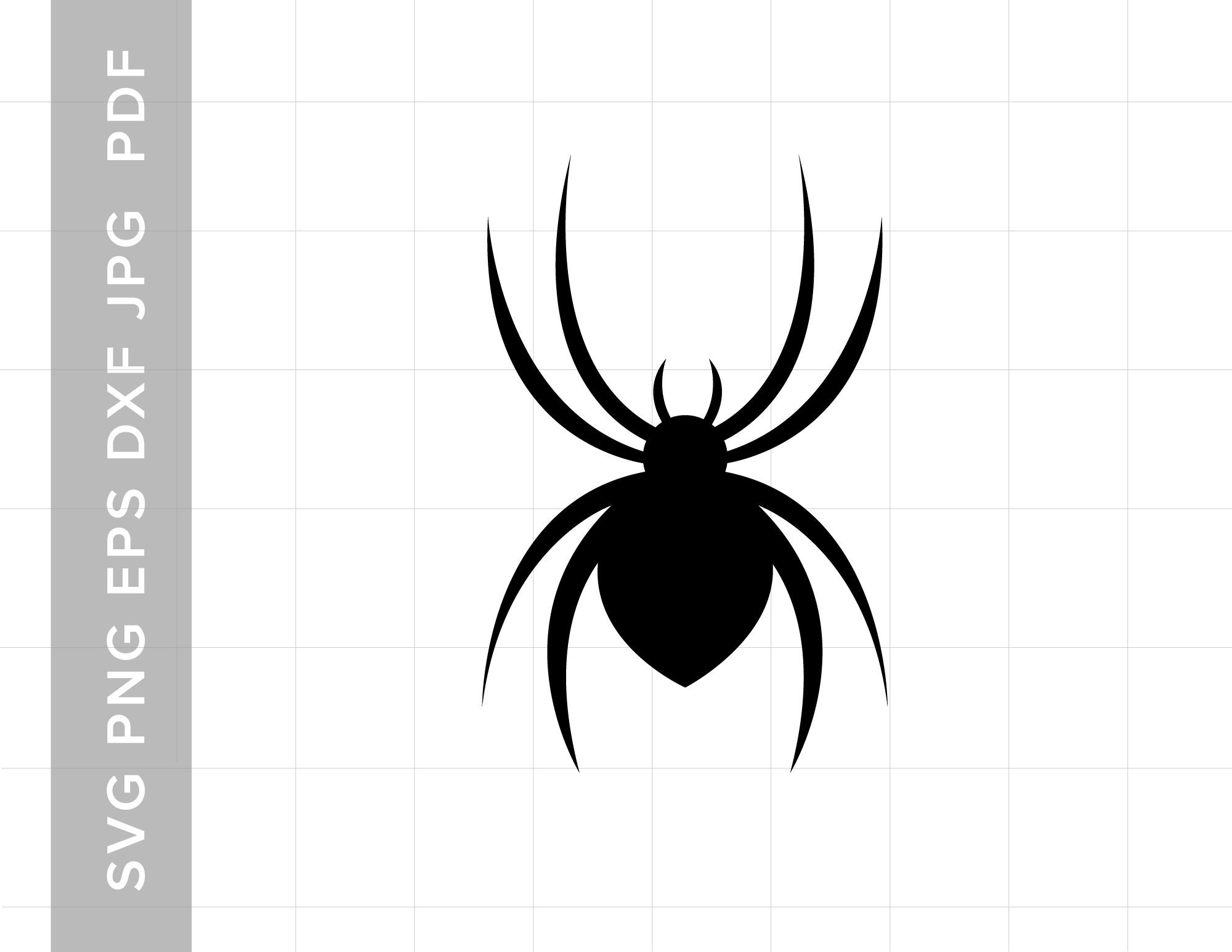 Spider Svg Halloween Spider Svg Spider Silhouette Svg Archivos | Etsy