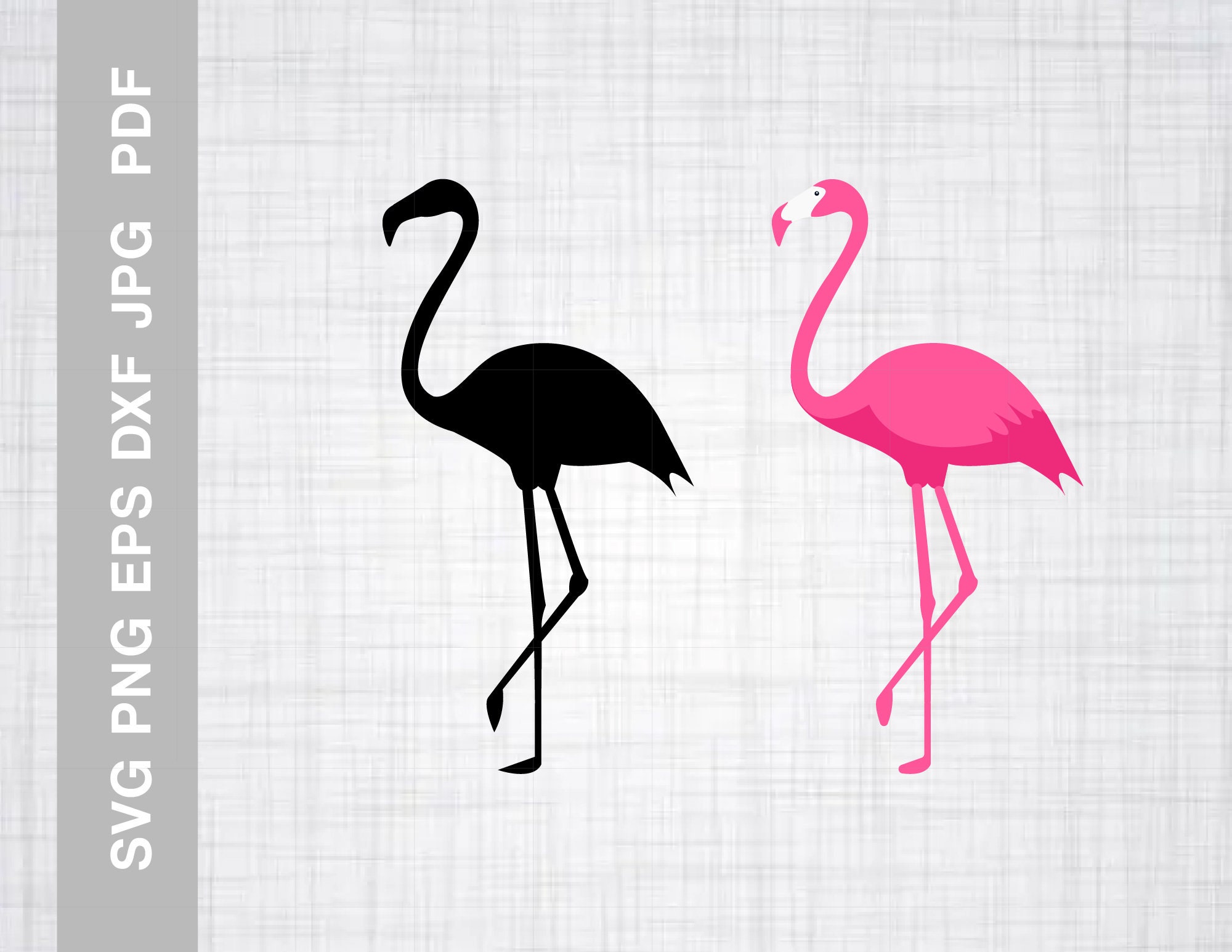 Flamingo Svg Png Eps Dxf Pdf Flamingo Clip Art Flamingo Etsy