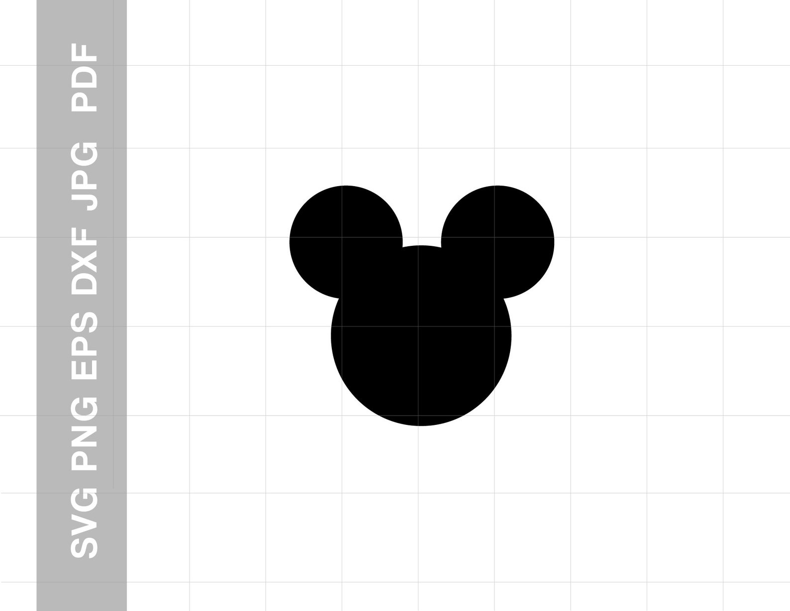 Minnie Mouse SVG Instant Download Minnie Mouse Head Vector - Etsy