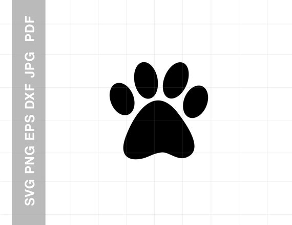 Dog Paw Print Prints Pets Animals Paw Print Sticker Animal - Etsy
