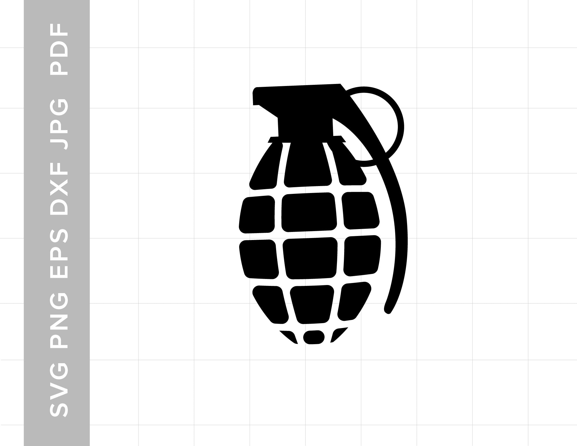 Grenade svg Hand grenade svg Grenade cut file Military svg | Etsy