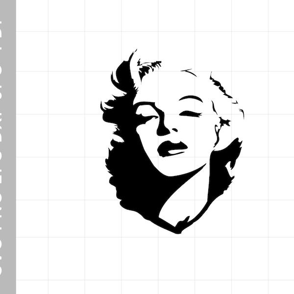 Marilyn Monroe SVG png pdf Cricut Silhouette Cricut svg Silhouette svg celebrity svg Marilyn Monroe shirt print Marilyn Vector svg