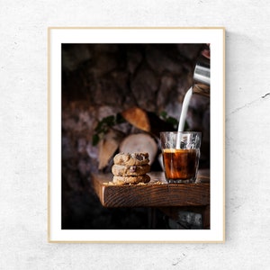 Coffee Photo Print / Coffee Wall Art / Coffee Photography / Coffee Print / Food Photography / Cafe Art / Kitchen Art / Restaurant Art