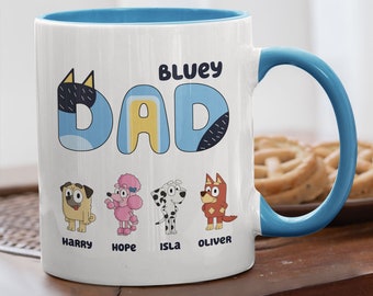 Personalised Bluey Mug | Daddy Gift | Daddy Mug | Father's Day Gift | Gift for Dad