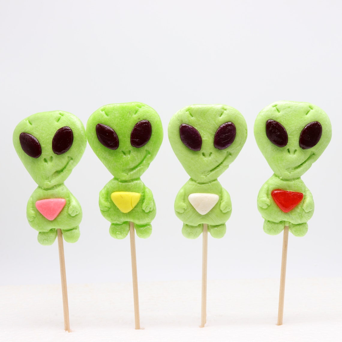 Flavored Handmade Lollipop Alien / Party Favors / Birthday Etsy