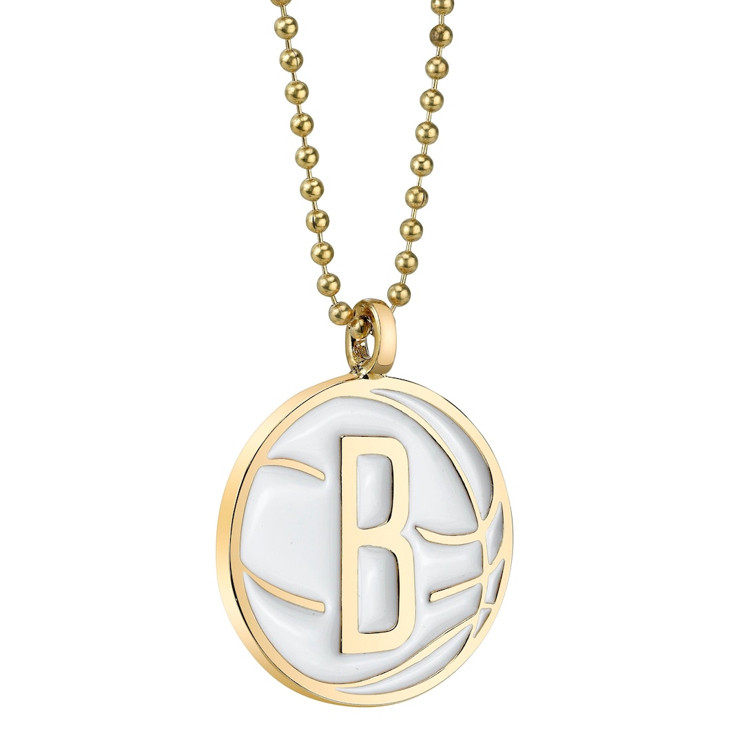 14k Yellow Gold Open back Swoosh Basketball and Net Pendant Necklace  Measures 26.1x16.7mm Jewelry Gifts for Women