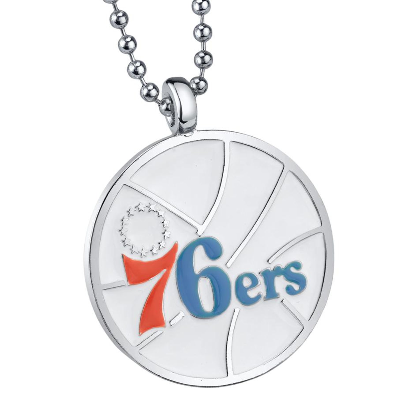 Philadelphia 76ers Basketball Chain Pendant Charm Official Etsy Hong Kong