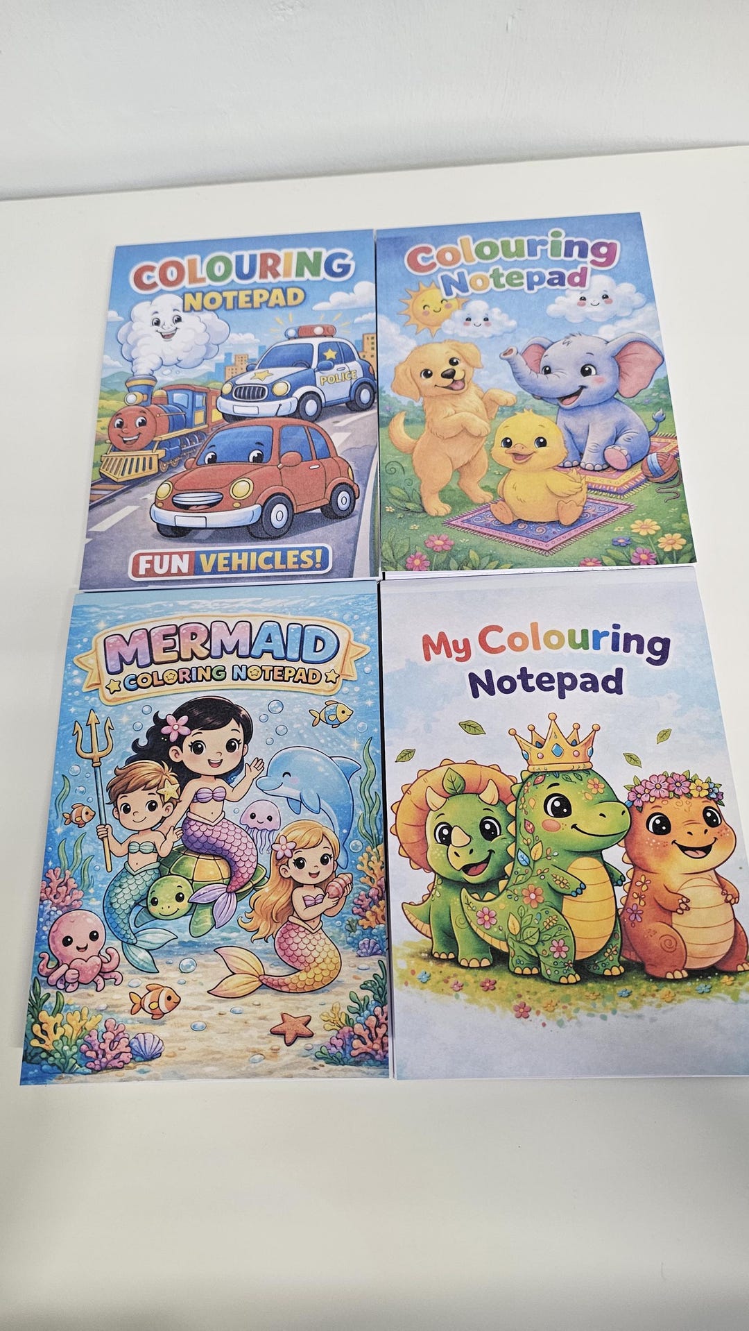 A5 Childrens Colouring Notepad – 50 Tear-off Pages/ Gift/ Travel ...