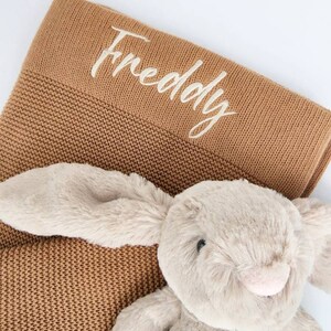 Personalised Knitted Baby Blanket image 5