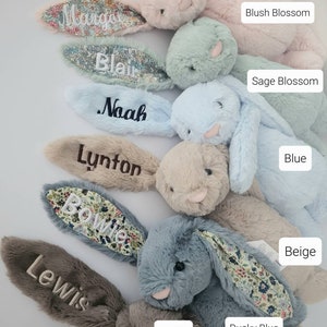 Personalised Jellycat Bashful Bunny Medium 30cm image 6