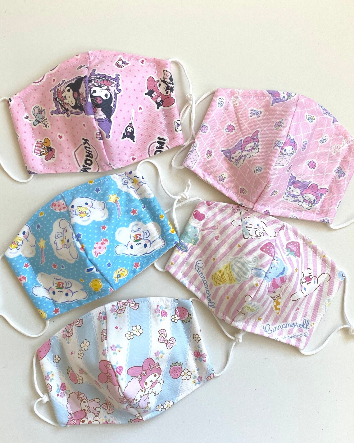 RESTOCK Sanrio Face Mask Cinnamoroll 100 Premium Cotton Etsy