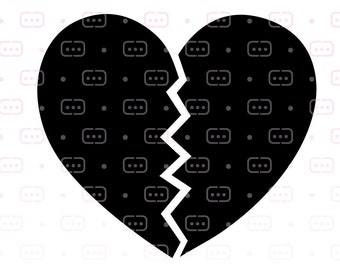 Download Bff Broken Heart Svg Etsy