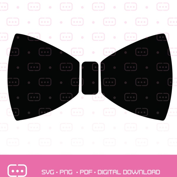 bow tie, bow SVG, PNG, PDF,  cut , printable, digital, instant download