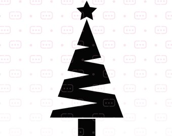 Zigzag Christmas Tree | Etsy