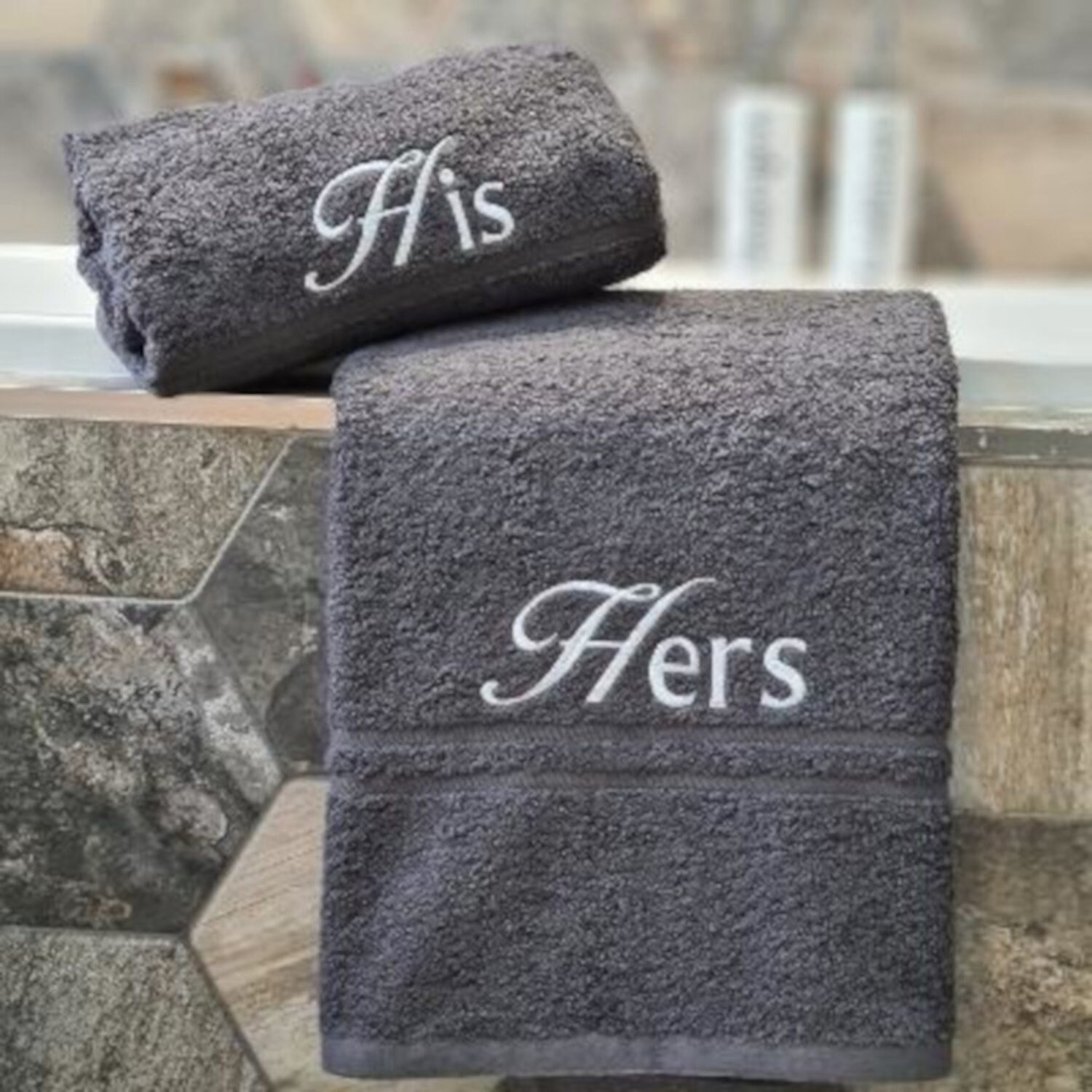 bath towel set for couple